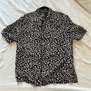 All Saints short sleeve button up